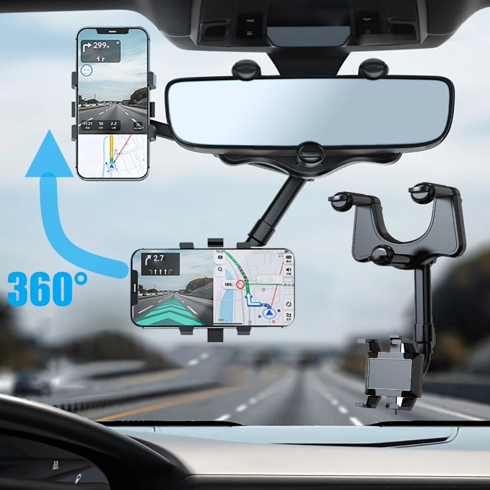 360° Drehbare Auto-Telefonhalterung™