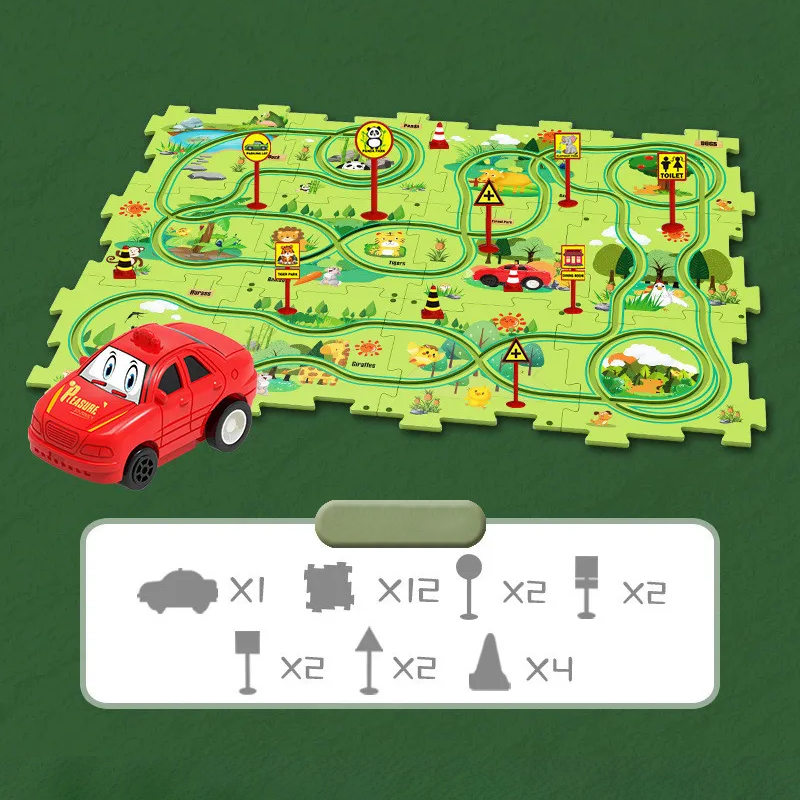 DIY Autorennbahn Puzzle™