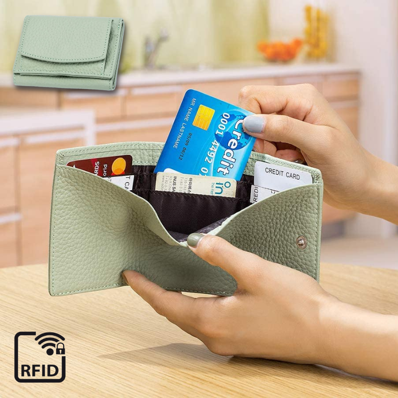 RFID-Blockierung Der Leder-Geldbörse™