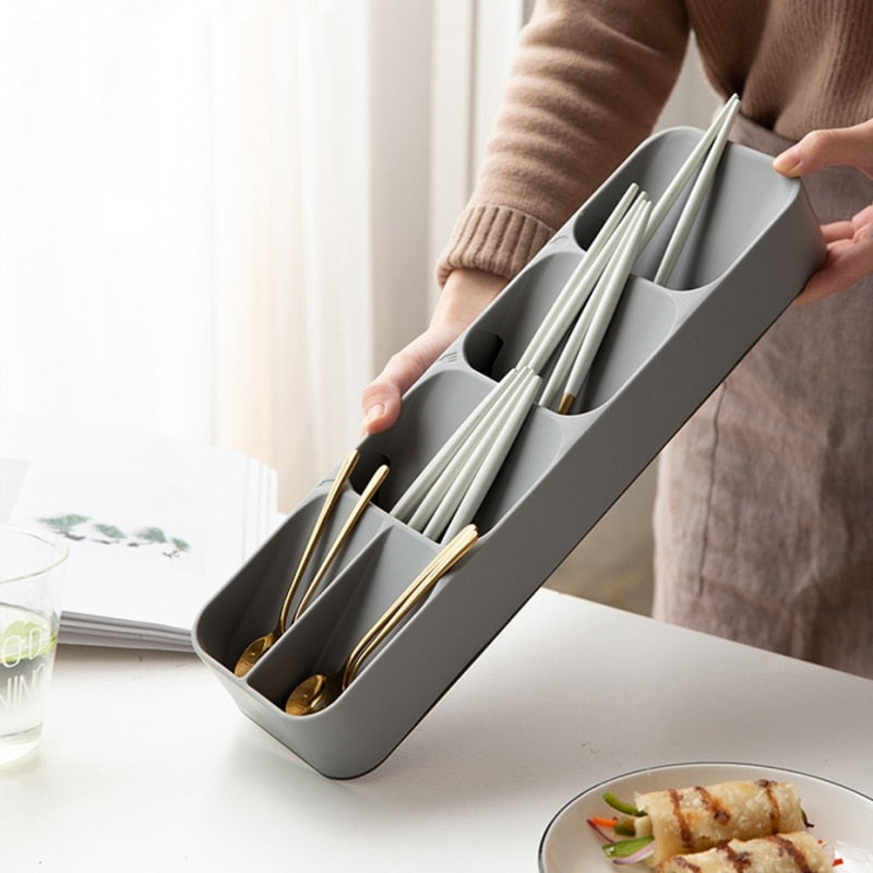 CutleryOrganizer™ | Kompakter Küchenbesteck-Organisator